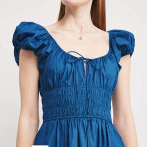 Doen Quinn Dress, soft cobalt, XXL